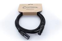 Cordial ED 2 FM XLR Verbindingskabel [1x XLR-bus 3-polig - 1x XLR-stekker 3-polig] 2 m Zwart - thumbnail