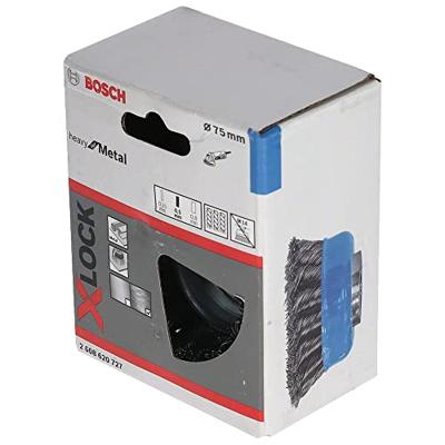 Bosch Accessories Potborstel X-Lock Heavy for Metal, 75 mm, 0,5 mm, gevlochten staaldraad Bosch Power Tools 2608620727 1 stuk(s) - thumbnail