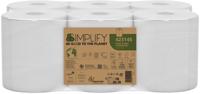 Papernet papieren handdoeken Simplify Centerfeed, 2-laags, 90 m, 450 vel, pak van 6 rollen - thumbnail