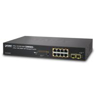 Planet GS-4210-8P2S netwerk-switch Managed Gigabit Ethernet (10/100/1000) Zwart 1U Power over Ethernet (PoE) - thumbnail