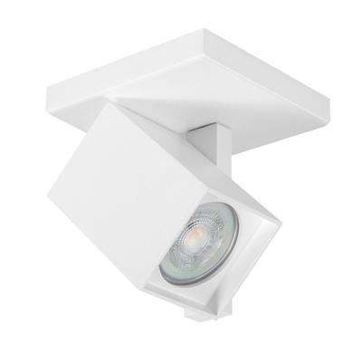 Highlight Vierkante opbouwspotOslo wit enkel - S7306.00