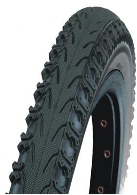 Dutchperfect Buitenband dutch perfect 16 x 1.75" / 47-305mm - zwart met reflectie