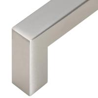 Handvatten 5 st 224 mm roestvrij staal zilverkleurig - thumbnail