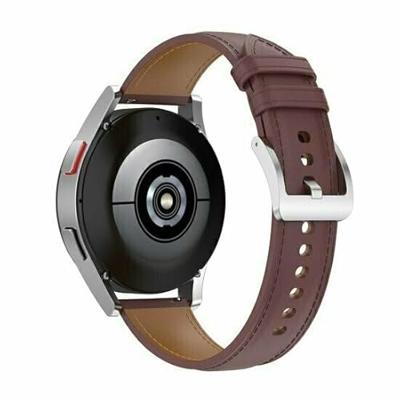Luxe leren bandje - Donkerbruin - Xiaomi Redmi Watch 5 Active / Redmi Watch 5 Lite