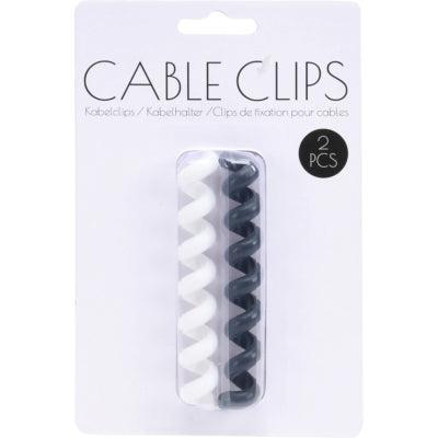 Kabelbinders zwart/wit 10 cm set van 2 | 48 stuks