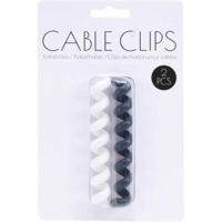 Kabelbinders zwart/wit 10 cm set van 2 | 48 stuks - thumbnail