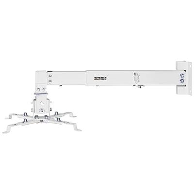 SpeaKa Professional SP-PWM-101 Beamer-wandbeugel Draaibaar Afstand tot de muur (max.): 600 mm Wit