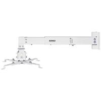 SpeaKa Professional SP-PWM-101 Beamer-wandbeugel Draaibaar Afstand tot de muur (max.): 600 mm Wit - thumbnail