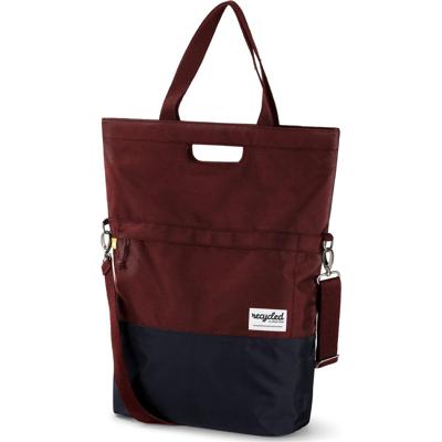 Urbanproof Urban proof shopper tas 20l gerecycled rood/grijs