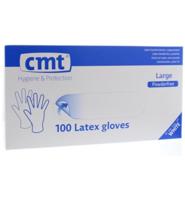 CMT Handschoenen Latex Poedervrij Naturel - thumbnail