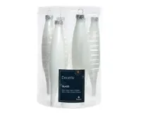 6 kerstpegels winterwit glans-mat KSD - Ksd - thumbnail