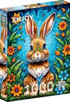Gardan Bunny Puzzel 1000 Stukjes - thumbnail