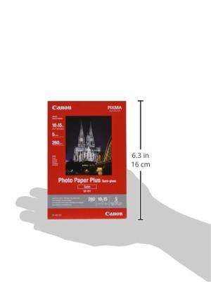Canon SG-201 1686B072 Fotopapier 10 x 15 cm 260 g/m² 5 vellen Zijdeglans Canon SG-201 1686B072 Fotopapier 10 x 15 cm 260 g/m² 5 vellen Zijdeglans