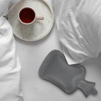 Relaxdays warmwater kruik grijs 1 l | 12 stuks - thumbnail