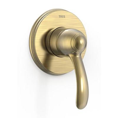 Douchekraan Tres Clasic Inbouw 1 Hendel Verouderd Messing Tres