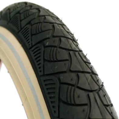 Deli Tire buitenband sa-238 24 x 2.125 zw creme refl