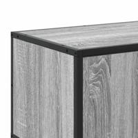 Tv-meubel 210x35x41 cm bewerkt hout grijs sonoma eikenkleurig - thumbnail