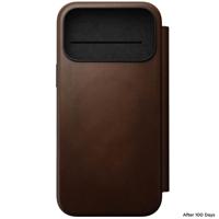 Nomad Modern Leather Folio iPhone 17 Pro Max Bruin - thumbnail