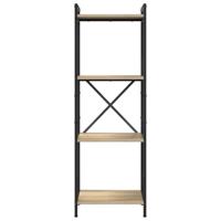 Boekenkast Sonoma eiken 40 x 30 x 118 cm Bewerkt hout - thumbnail