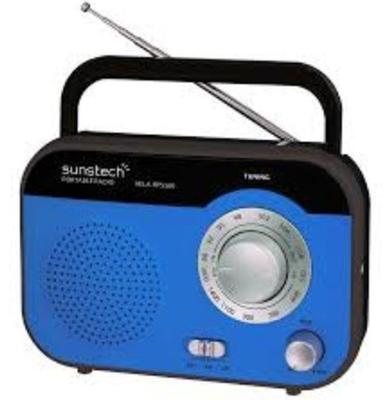 Transistorradio Sunstech RPS560BL 800 mW Blauw