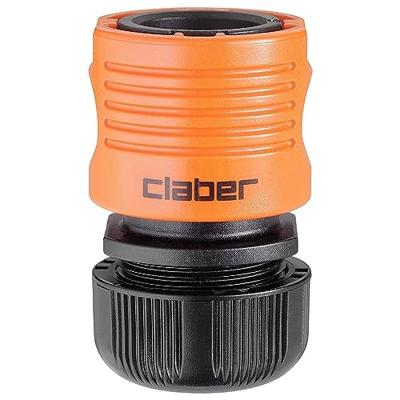 Claber Slangkoppeling ½ inch - Klik-systeem voor Efficiënte Tuinbewatering zonder Waterstop - thumbnail