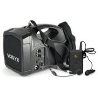 Vonyx ST012 draadloos PA systeem met headset- en dasspeldmicrofoon - thumbnail