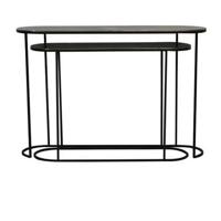 Light & Living Sidetable 'Bocov' Set van 2 stuks, kleur Antiek Brons - thumbnail