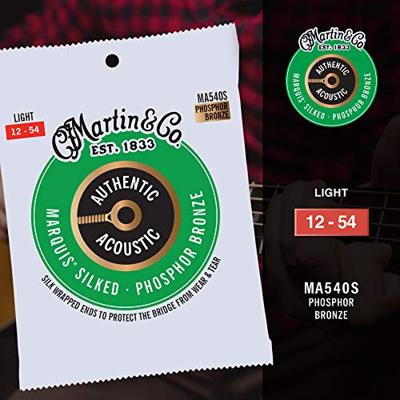 Martin Strings MA540S Authentic Acoustic Silked Phosphor Bronze