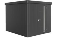 Biohort Neo 3B metalen tuinhuis enkele deur donkergrijs 236x292 cm- Plat dak- Metaal- Biohort - thumbnail