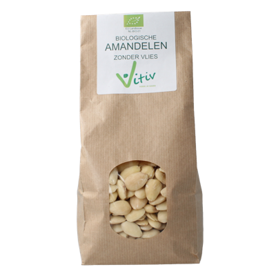 Vitiv Amandelen zonder vlies bio 500 Gram