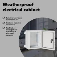 VidaXL Bedieningskast grijs 47 x 20 x 60 cm abs kunststof - thumbnail