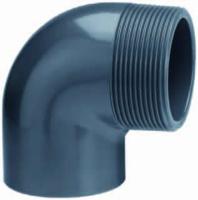 Europond Knie 90° Lijmverbinding/Buitendraad - 50mm x 1½" PVC voor Duurzame Vijverconstructie - thumbnail