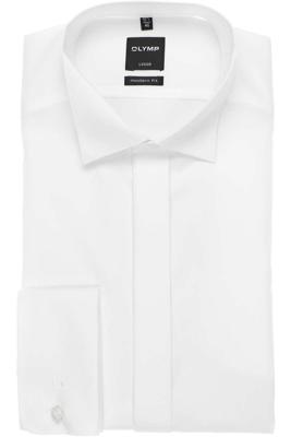 OLYMP Soiré Modern Fit Gala shirt wit, Effen OLYMP Soiré Modern Fit Gala shirt wit, Effen