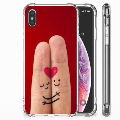 Apple iPhone Xs Max Anti Shock Bumper Case Liefde - Origineel Romantisch Cadeau Apple iPhone Xs Max Anti Shock Bumper Case Liefde - Origineel Romantisch Cadeau