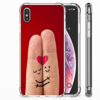 Apple iPhone Xs Max Anti Shock Bumper Case Liefde - Origineel Romantisch Cadeau - thumbnail