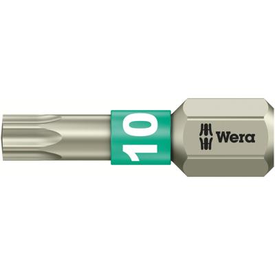 Wera 3867/1 TS TORX® Bits, RVS, TX 10 x 25 mm - 1 stuk(s) - 05071032001