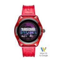 Horlogeband Smartwatch Diesel DZT2019 Kunststof/Plastic Rood 22mm - thumbnail