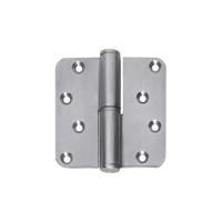 Intersteel Kogelstift Paumelle afgerond 3,5"x3,5" (89x89x3) CE - DIN rechts - RVS - thumbnail