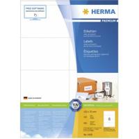 Herma 4426 Universele etiketten 105 x 70 mm Papier Wit 800 stuk(s) Permanent hechtend Inkjet, Laser (zwart/wit), Laser (kleur), Kopiëren (zwart/wit), Kopiëren - thumbnail