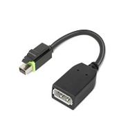 Lenovo 4X90Q93975 Mini-displayport Adapter [1x - 1x DisplayPort] Zwart 0 m - thumbnail