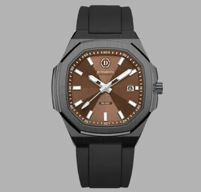 Ditemento Pato Cioccolato Horloge Heren Bruin/Zwart - Maat One Size - Kleur: DonkerbruinZwart | Soccerfanshop