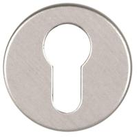 Cilinderrozet Aluminium 50mm rond per paar - thumbnail