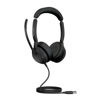 Jabra Evolve2 50 Headset Bedraad en draadloos Hoofdband Kantoor/callcenter USB Type-A Bluetooth Zwart