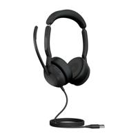 Jabra Evolve2 50 Headset Bedraad en draadloos Hoofdband Kantoor/callcenter USB Type-A Bluetooth Zwart - thumbnail