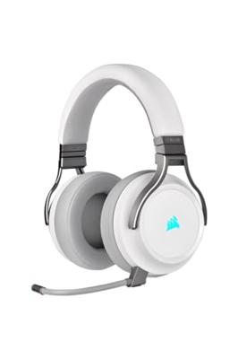 Corsair Virtuoso RGB Headset Bedraad en draadloos Hoofdband Gamen USB Type-A Wit Corsair Virtuoso RGB Headset Bedraad en draadloos Hoofdband Gamen USB Type-A Wit