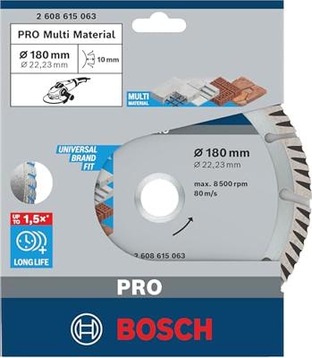 Bosch Accessoires Diamantdoorslijpschijf | Standard for Universal | 180X22,23 - 2608615063