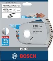 Bosch Accessories 2608615063 Standard for Universal Speed Diamanten doorslijpschijf Diameter 180 mm Boordiameter 22.23 mm 1 stuk(s) - thumbnail