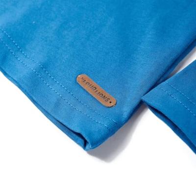 Kindershirt met lange mouwen gorillaprint 104 petrol