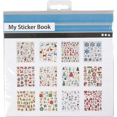 Creativ Company Stickerpakket kerst, 12vel - thumbnail