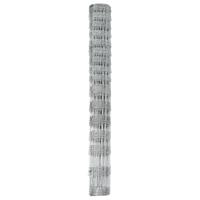 VidaXL Weidehekwerk zilver 25 x 1,2 m gegalvaniseerd staal - thumbnail